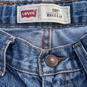 Levi's 505 Denim Jeans Boys Regular 25x25 straight leg